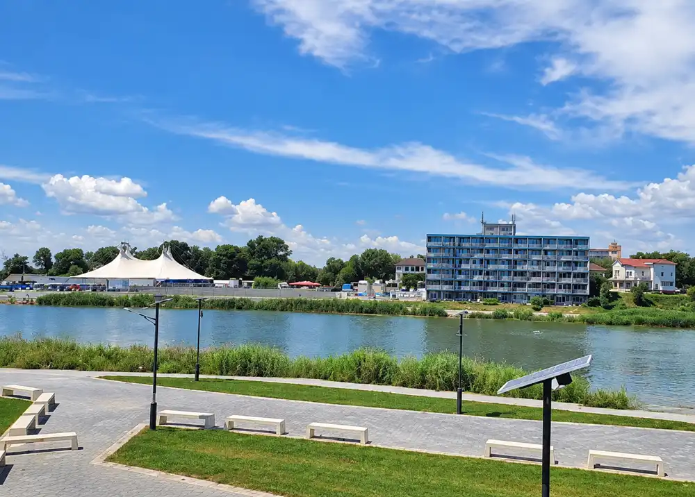 Peisaj la Lacul Techirghiol